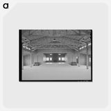 アートポストカード-Community Building Interior
 - ラッセル リー Postcard.