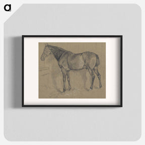 アートポスター-A Dappled Horse in a Stable
 - イェール大学アートギャラリー Poster.