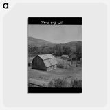 アートポストカード-Lemhi County Ranch
 - ラッセル リー Postcard.