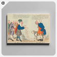 アートパネル-An Unexpected Application to John Bull !!
 - イェール大学アートギャラリー Canvas.