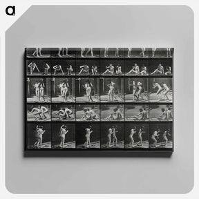 アートパネル-Smoking Women
 - エドワード マイブリッジ Canvas.
