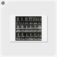 アートポストカード-Smoking Women
 - エドワード マイブリッジ Postcard.