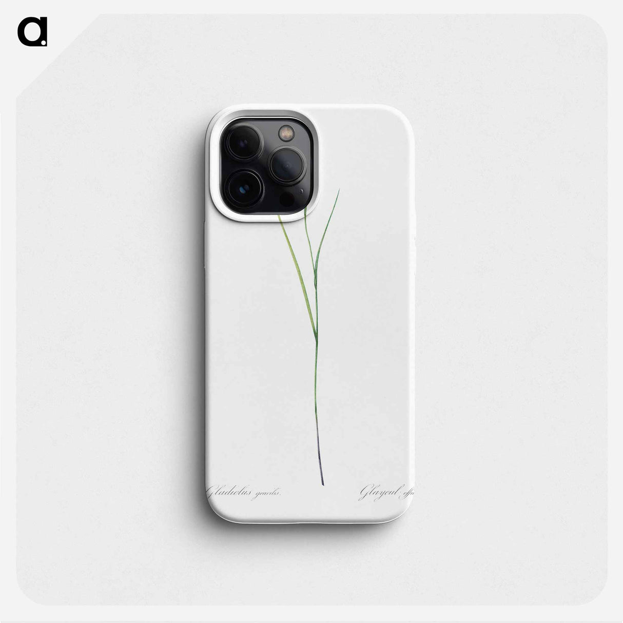 Blue pipe illustration - Pierre Joseph Redouté Phone Case.