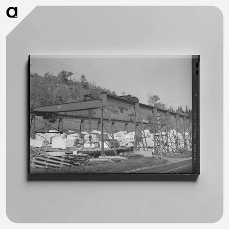 アートパネル-Farmhouse Flood, Posey County
 - ラッセル リー Canvas.
