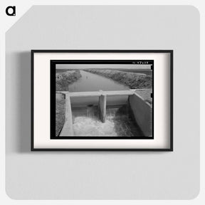 アートポスター-Irrigation Ditch near Eagle Pass
 - ラッセル リー Poster.