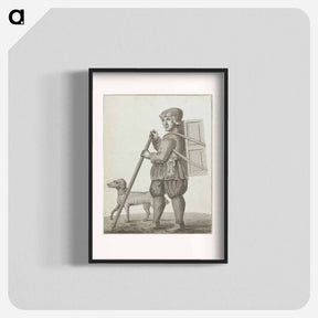 アートポスター-Pedlar and his Dog, Lambeth Church
 - イェール大学アートギャラリー Poster.
