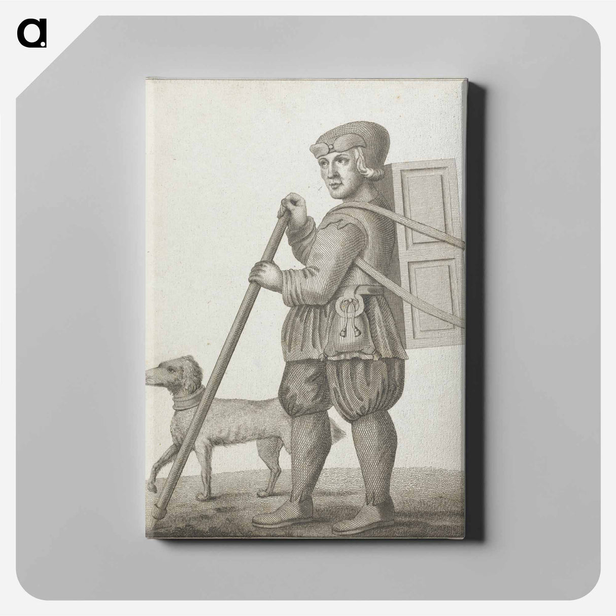 アートパネル-Pedlar and his Dog, Lambeth Church
 - イェール大学アートギャラリー Canvas.