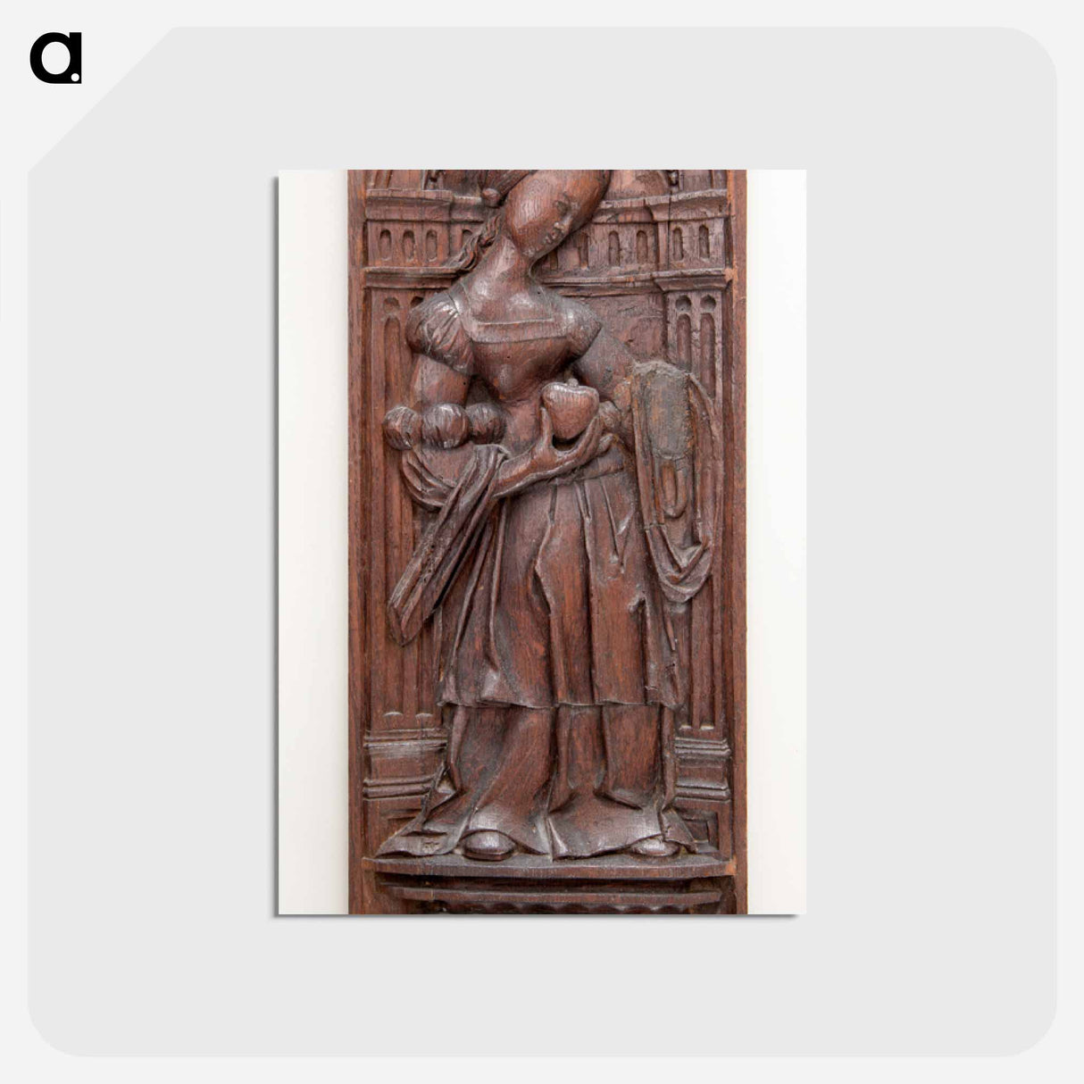 アートポストカード-Figure Holding Fruit
 - バーンズ・コレクション Postcard.
