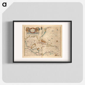 アートポスター-Chart of the West Indies
 - ボストン公共図書館 Poster.