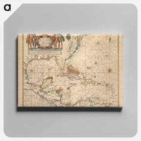 アートパネル-Chart of the West Indies
 - ボストン公共図書館 Canvas.