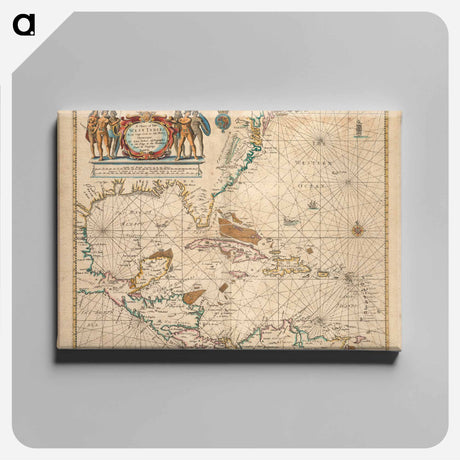アートパネル-Chart of the West Indies
 - ボストン公共図書館 Canvas.
