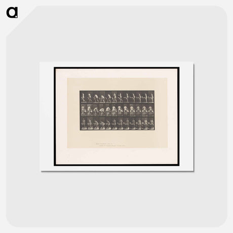 アートポストカード-Ironing Nude
 - エドワード マイブリッジ Postcard.