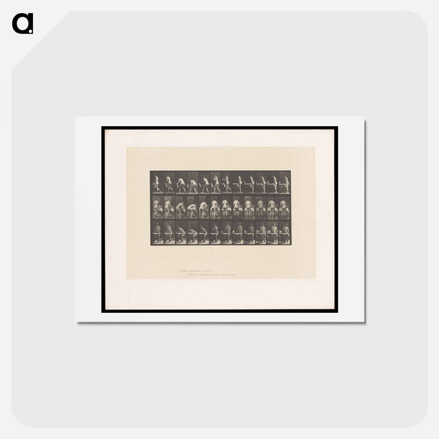 アートポストカード-Ironing Nude
 - エドワード マイブリッジ Postcard.