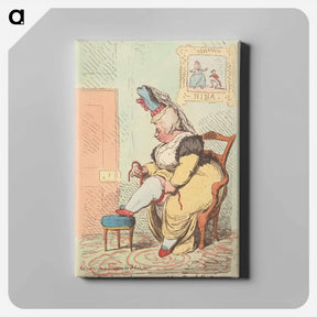 アートパネル-La Derniere Resource; - or - Van-Buchells
 - イェール大学アートギャラリー Canvas.