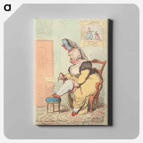 アートパネル-La Derniere Resource; - or - Van-Buchells
 - イェール大学アートギャラリー Canvas.