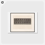 アートポストカード-Sprinting Man
 - エドワード マイブリッジ Postcard.