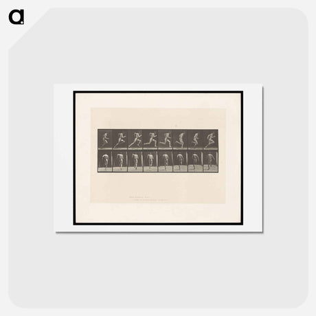 アートポストカード-Sprinting Man
 - エドワード マイブリッジ Postcard.