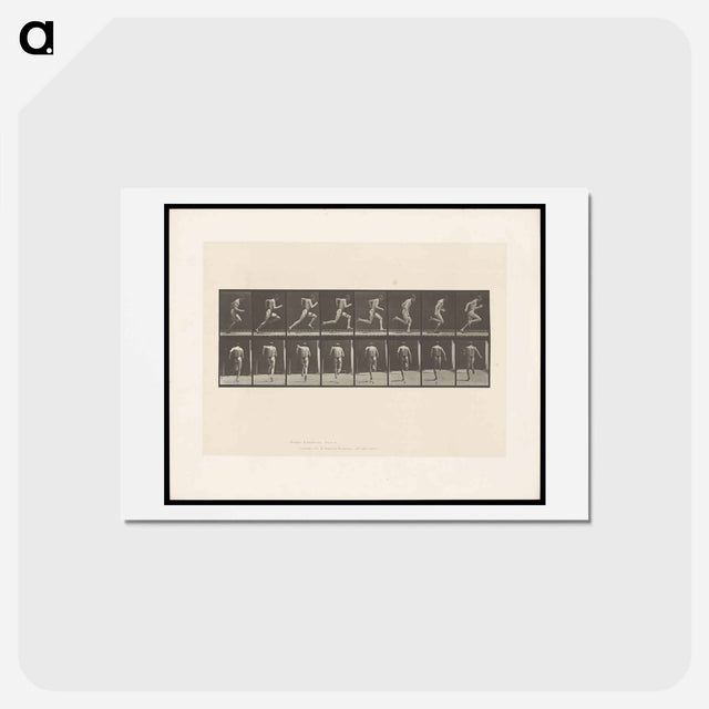 アートポストカード-Sprinting Man
 - エドワード マイブリッジ Postcard.
