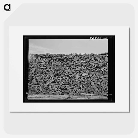 アートポスター-Tillamook Fuel Pile
 - ラッセル リー Poster.