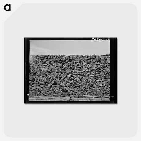 アートポストカード-Tillamook Fuel Pile
 - ラッセル リー Postcard.