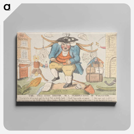 アートパネル-The Free Born Briton or a Perspective of Taxation
 - イェール大学アートギャラリー Canvas.