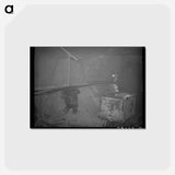 アートポストカード-Mucking Gold Ore
 - ラッセル リー Postcard.