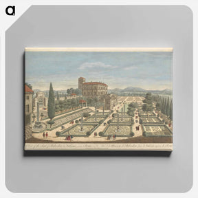 アートパネル-A View of the Seat of Belvedere in Vaticano near Rome
 - イェール大学アートギャラリー Canvas.