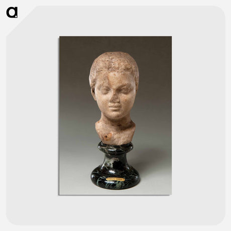 アートポストカード-Head of Young Girl
 - バーンズ・コレクション Postcard.