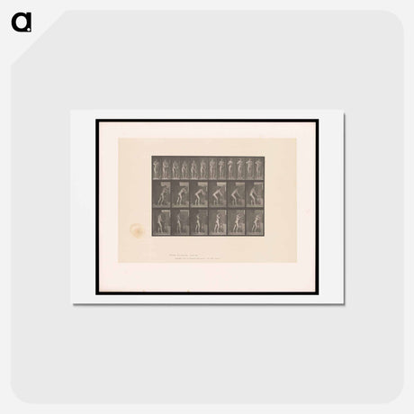 アートポストカード-Man Turning a Handle
 - エドワード マイブリッジ Postcard.