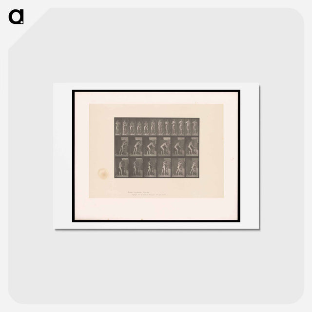 アートポストカード-Man Turning a Handle
 - エドワード マイブリッジ Postcard.