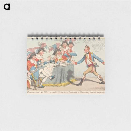 アートメモ帳-A Messenger From the Nile - Agreeable News for The Directory - or - The Runaway Admirals Unexpected Arrival
 - イェール大学アートギャラリー Memo.
