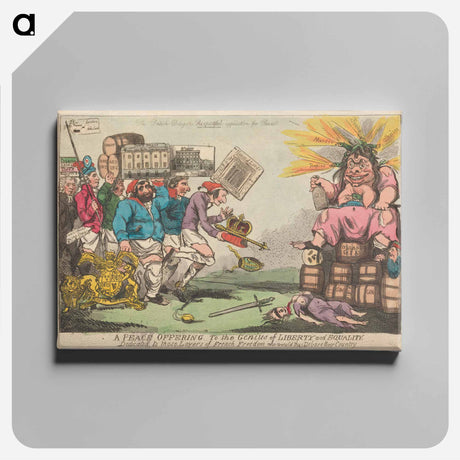 アートパネル-A Peace Offering to the Genius of Liberty and Equality
 - イェール大学アートギャラリー Canvas.