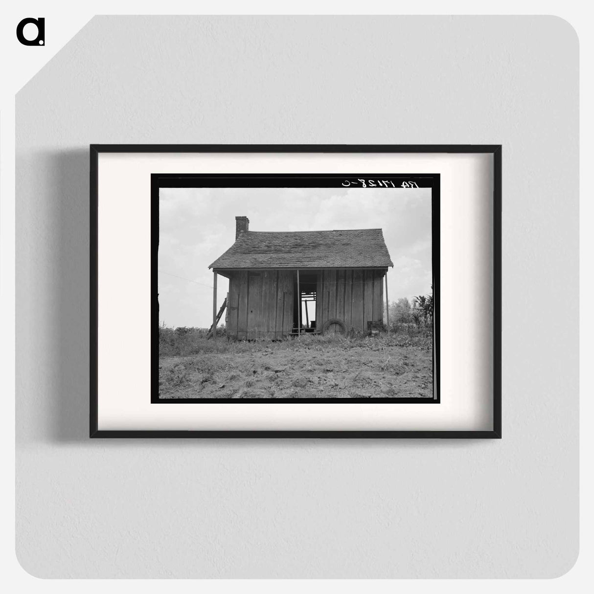 Abandoned tenant house on a mechanized plantation of the Mississippi Delta - Dorothea Lange Poster.