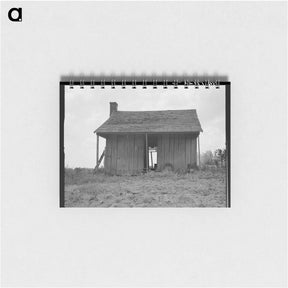 アートメモ帳-Abandoned tenant house on a mechanized plantation of the Mississippi Delta - ドロテア ラング Memo.