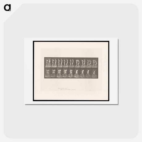 アートポストカード-Pugilists
 - エドワード マイブリッジ Postcard.