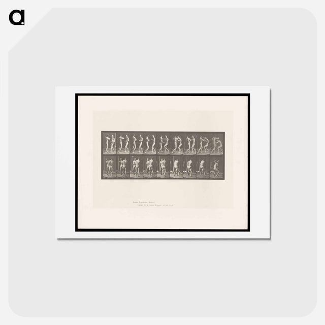 アートポストカード-Pugilists
 - エドワード マイブリッジ Postcard.