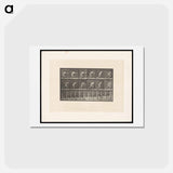 アートポストカード-Man Sprinting
 - エドワード マイブリッジ Postcard.