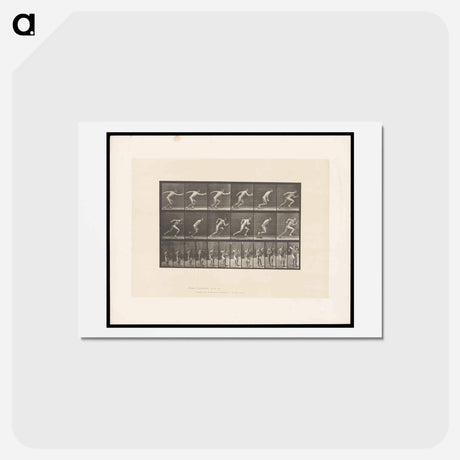 アートポストカード-Man Sprinting
 - エドワード マイブリッジ Postcard.