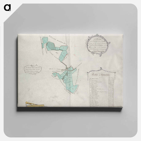 アートパネル-An Estate in Naughton, Bricett, Bildeston and Offton, Suffolk
 - イェール大学アートギャラリー Canvas.
