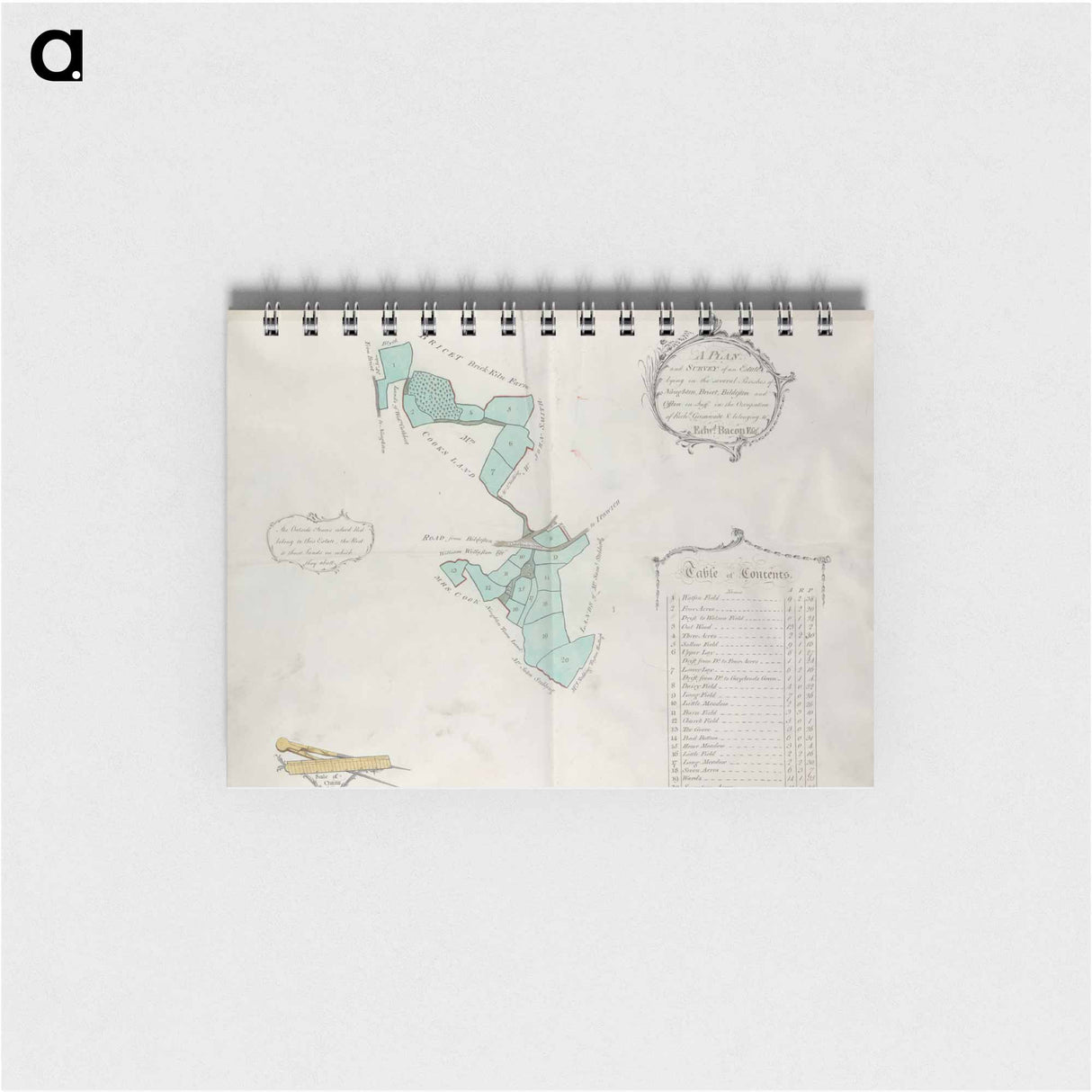 アートメモ帳-An Estate in Naughton, Bricett, Bildeston and Offton, Suffolk
 - イェール大学アートギャラリー Memo.