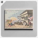 アートパネル-The Times - or a View of the Old House in Little Brittain - with Nobody Giving to Hannover
 - イェール大学アートギャラリー Canvas.