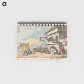 アートメモ帳-The Times - or a View of the Old House in Little Brittain - with Nobody Giving to Hannover
 - イェール大学アートギャラリー Memo.
