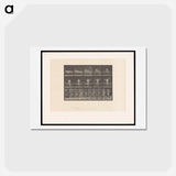 アートポストカード-Man Getting Out of Bed
 - エドワード マイブリッジ Postcard.