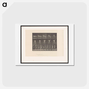 アートポストカード-Man Getting Out of Bed
 - エドワード マイブリッジ Postcard.