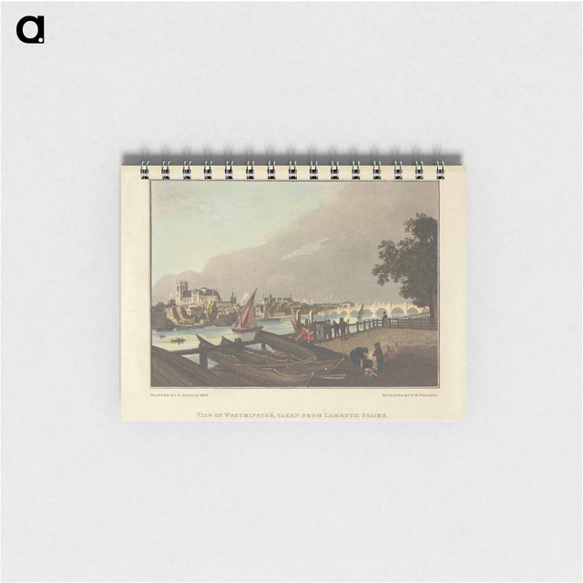 アートメモ帳-View of Westminster, taken from Lambeth Stairs
 - イェール大学アートギャラリー Memo.