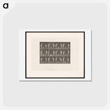 アートポストカード-Two Blacksmiths
 - エドワード マイブリッジ Postcard.