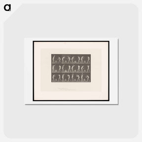 アートポストカード-Two Blacksmiths
 - エドワード マイブリッジ Postcard.