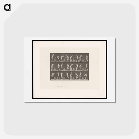 アートポストカード-Two Blacksmiths
 - エドワード マイブリッジ Postcard.