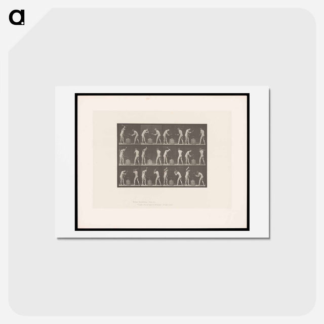アートポストカード-Two Blacksmiths
 - エドワード マイブリッジ Postcard.