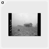 アートポストカード-Dust Storm Near Williston
 - ラッセル リー Postcard.
